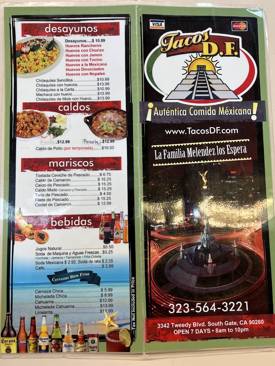 Tacos DF Menu - Image 3