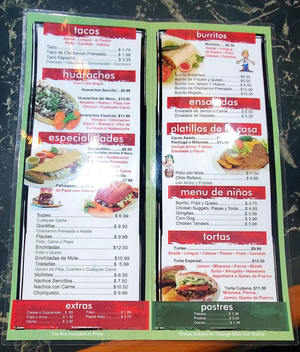 Tacos DF Menu - Image 4